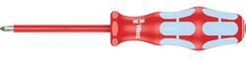 vde schroevendraaier - rvs - phillips - ph1 x 80mm van Wera, Kleurloos – productafbeelding
