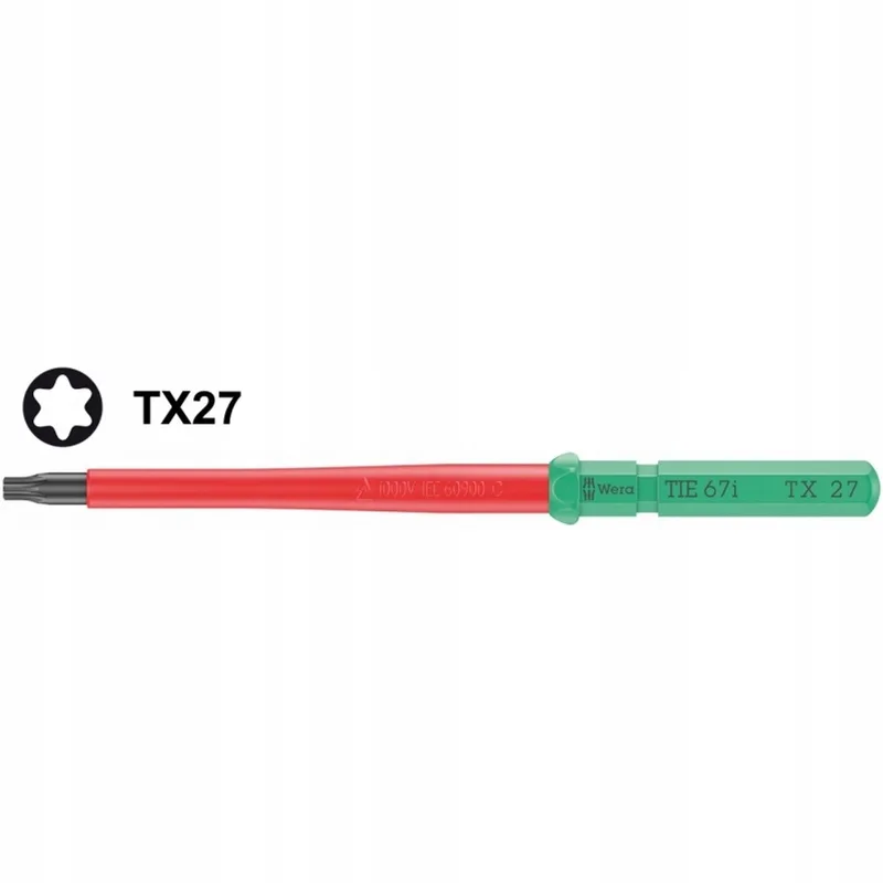 VDE Torx TX27x157mm Wisselbit Kraftform Kompakt 05006538001 von Wera – Produktbild