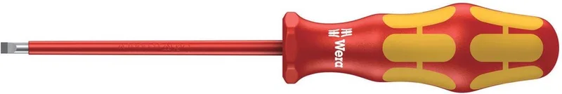 VDE Zaagsnede schroevendraaier 0,8X4,0X100 MM by Wera, Kleurloos – product image