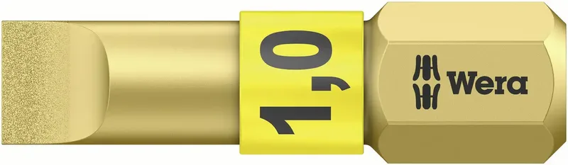 Wera 05 056174 001 800/1 BDC Schlitz-Bit Antrieb: 1/4 (6.3 mm) Abtrieb: Schlitz 25 mm von Wera – Produktbild