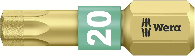 Wera 05 066104 001 867/1 BDC TX20X25 TX-Bit Antrieb: 1/4 (6.3 mm) Abtrieb: TX TX 20 25 mm von Wera – Produktbild