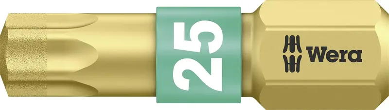 Wera 05 066106 001 867/1 BDC TX25X25 TX-Bit Antrieb: 1/4 (6.3 mm) Abtrieb: TX TX 25 25 mm de Wera – image du produit