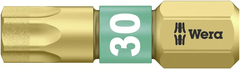 Wera 05 066108 001 867/1 BDC TX30X25 TX-Bit Antrieb: 1/4 (6.3 mm) Abtrieb: TX TX 30 25 mm von Wera – Produktbild