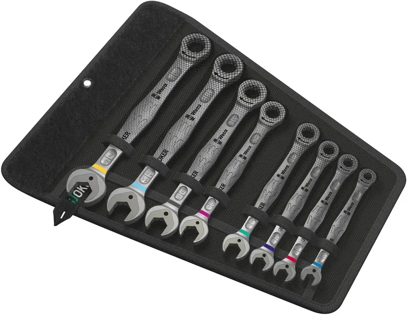 Wera 05020012001 8-delige Joker Steek-/ringratelsleutelset - 5/16-3/4" van Wera – productafbeelding 1 van 2