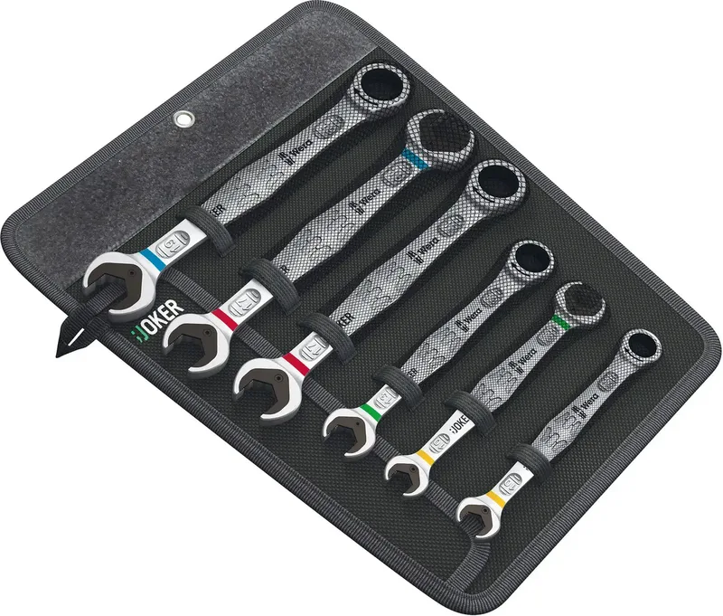 Wera 05020022001 Joker Knarren-Ring-Maulschlüssel-Satz 6teilig Schlüsselweite (Metrisch) 8 - 32 mm von Wera – Produktbild 1 von 3