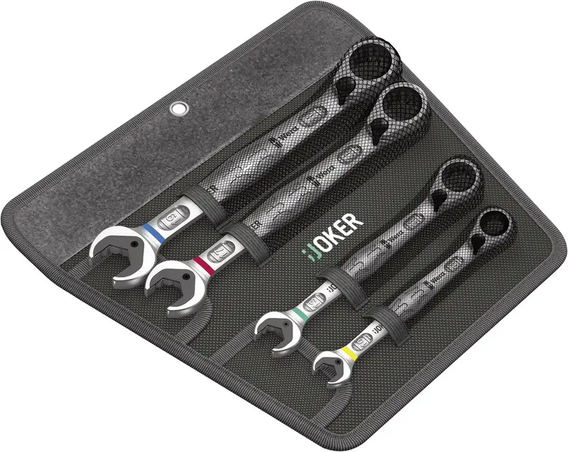 Wera 05020090001 Joker Switch Knarren-Ring-Maulschlüssel-Satz 4teilig Schlüsselweite (Metrisch) 10 - 19 mm von Wera – Produktbild