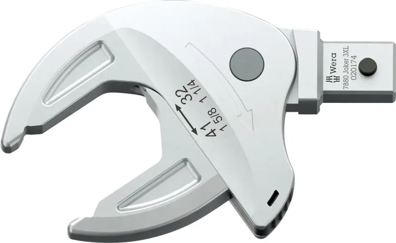 Wera 05020174001 7880 Joker 3XL Selbstjustierender Einsteck-Maulschlüssel Schlüsselweite (Metrisch) 32 - 41 mm Schlüsselweite (Zoll) 1 1/2 - 1 7/16 von Wera – Produktbild