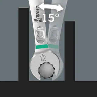 Wera 05020209001 6003 Joker Ring-Maulschlüssel Schlüsselweite (Metrisch) 18 mm by Wera – product image 2 of 2