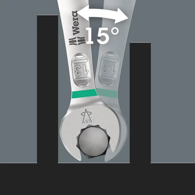 Wera 05020209001 6003 Joker Ring-Maulschlüssel Schlüsselweite (Metrisch) 18 mm by Wera – product image 2 of 2