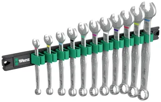 Wera 05020233001 9640 Magnetleiste 6003 Joker 1 Jeu de clés mixtes 11 pièces Ouverture de clé (métrique) 8 - 19 mm de Wera – image du produit 1 sur 3