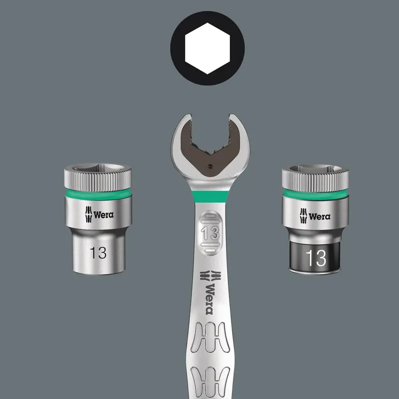 Wera 05020240001 6003 Joker 5 Imperial Set 1 Jeu de clés mixtes 5 pièces Ouverture de clé (pouces) (uniquement pour le titre) 1/2 - 9/16 de Wera – image du produit 2 sur 2