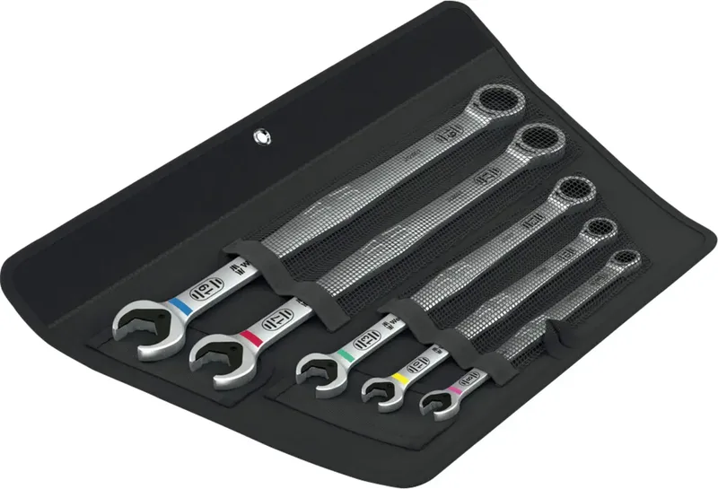 Wera 05020380001 6007 Joker 5 Set 1 Jeu de clés mixtes 5 pièces Ouverture de clé (métrique) 8 - 19 mm de Wera – image du produit