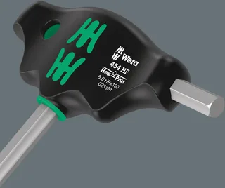 Wera 454 HF Clé coudée pour vis à 6 pans creux Taille (métrique): 5 mm Longueur de la lame: 150 mm de Wera, Kleurloos – image du produit 2 sur 2