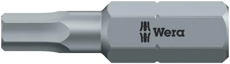 Wera 05056330001 840/1 Z Zeskant Bits 6,0 x 25mm von Wera – Produktbild