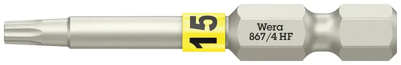 Wera 05060507001 867/4 Torx-Bit Antrieb: 1/4 (6.3 mm) Abtrieb: TORX TX 15 50 mm von Wera – Produktbild