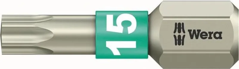 Wera 05071033001 3867/1 TS TORX® Bits, RVS TX 15 x 25mm de Wera – image du produit
