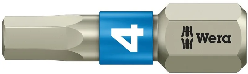 Wera 05071074001 3840/1 TS Zeskant Bits, RVS 4,0 x 25mm by Wera – product image