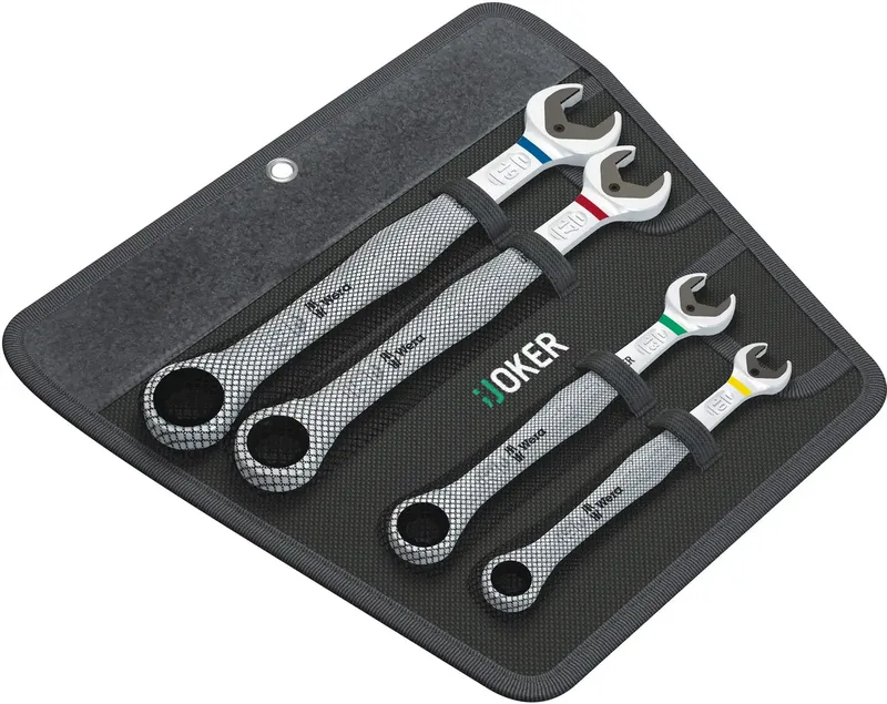 Wera 05073290001 Joker Jeu de clés mixtes à cliquet 4 pièces Ouverture de clé (métrique) 10 - 19 mm de Wera – image du produit
