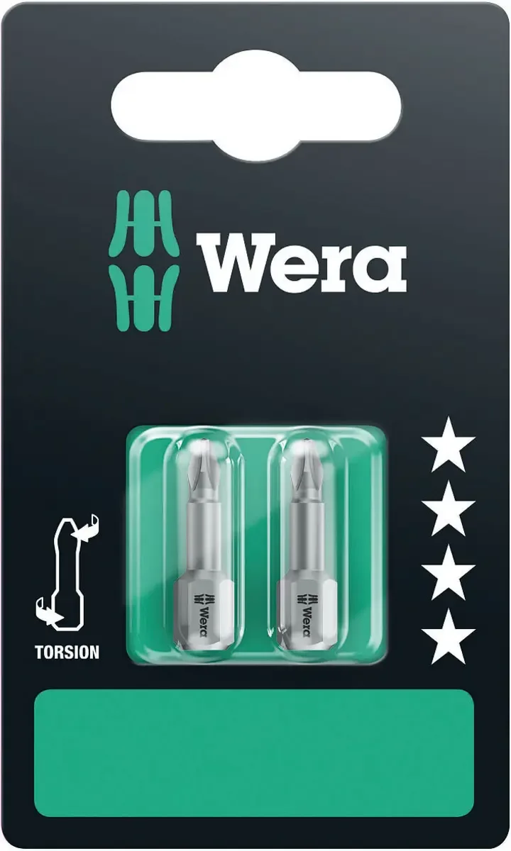 Wera 05073325001 851/1 TZ SB SiS Kreuzschlitz-Bit Antrieb: 1/4 (6.3 mm) Abtrieb: Kreuzschlitz Phillips PH 3 25 mm by Wera – product image