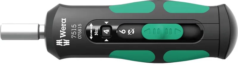 Wera 05075815001 Werkplaats Momentschroevendraaier 1/4 (6.3 mm) by Wera, Kleurloos – product image