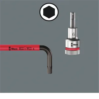 Wera 05133164001 950/9 Hex-Plus 2 Stiftsleutelset - BlackLaser - Metrisch de Wera, Multicolore – image du produit 6 sur 6