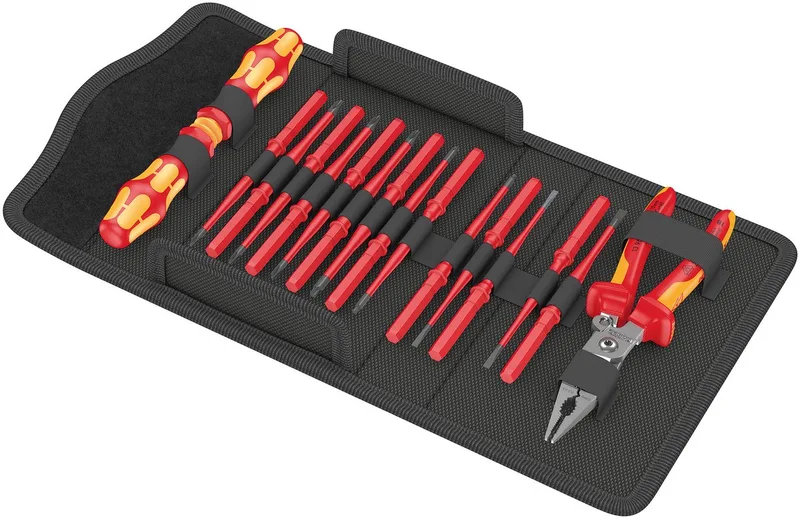 Wera 05136027001 17-delige Kraftform Kompakt VDE Gereedschapset - Incl. tang de Wera, Kleurloos – image du produit
