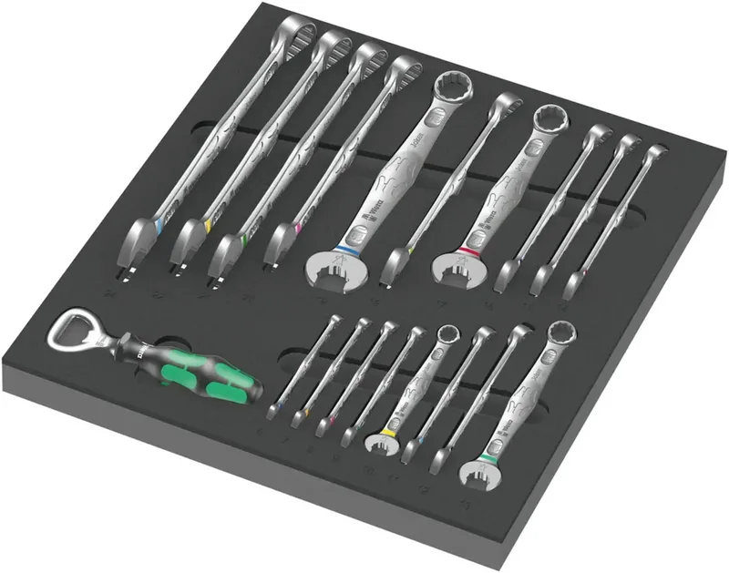 Wera 05150121001 Joker Jeu de clés mixtes 18 pièces Ouverture de clé (métrique) 6 - 24 mm de Wera – image du produit