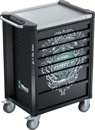 Wera 05501880001 Servante datelier plastique Couleur: noir de Wera – image du produit 1 sur 2