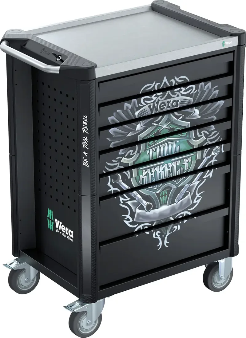 Wera 05501880001 Servante datelier plastique Couleur: noir de Wera – image du produit 1 sur 2