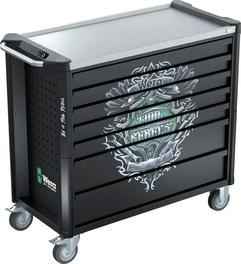 Wera 05501881001 Servante datelier plastique Couleur: noir de Wera – image du produit 1 sur 2