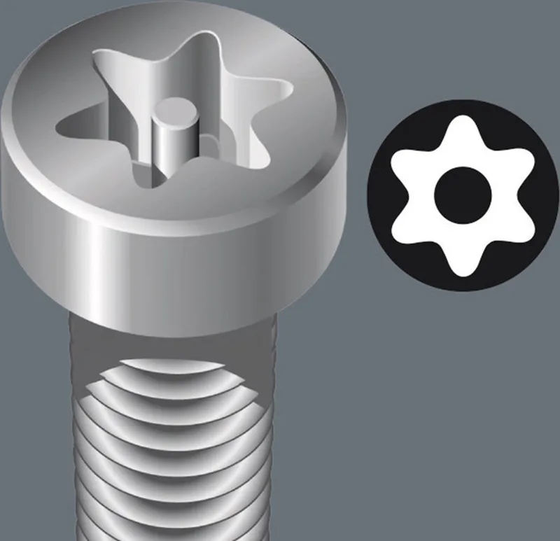 Wera 1/4" rvs torx bit met boring - T10x89mm by Wera – product image