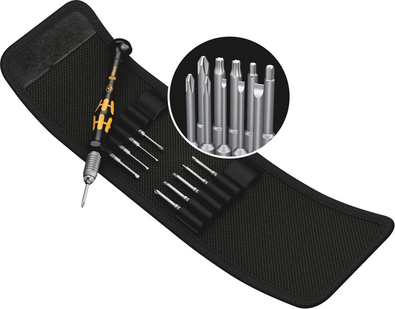 Wera 11-delige kraftform micro esd - schroevendraaierset - ph/tx/s/i von Wera, Kleurloos – Produktbild 1 von 2