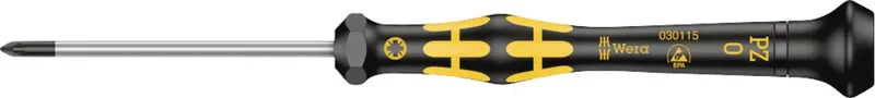 Tournevis cruciforme antistatique (ESD) PZ 0 Wera 05030115001 Longueur de la lame: 60 mm N/A 1 pc(s) de Wera – image du produit