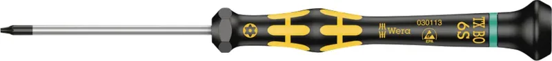 Wera 1567 ESD Kraftform Micro ESD Torx-Schraubendreher Größe (Schraubendreher) T 6 1 St. von Wera – Produktbild