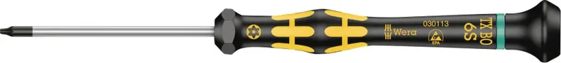 Wera 1567 ESD Kraftform Micro ESD Torx-Schraubendreher Größe (Schraubendreher) T 8 1 St. by Wera – product image