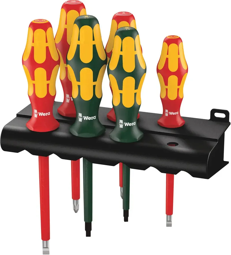 Wera 160i/168i/6 Rack VDE Schraubendreher-Set 6teilig von Wera – Produktbild