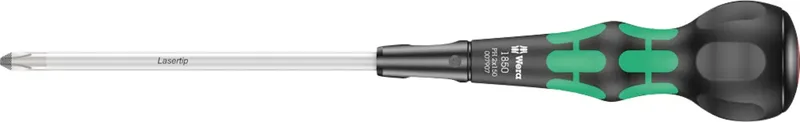 Wera 1850 PH 05007907001 Kreuzschlitz-Schraubendreher PH 2 Klingenlänge: 120 mm von Wera – Produktbild