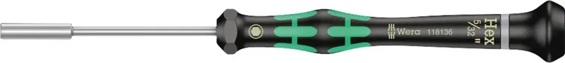 Wera 2069 Elektrotechnik und Feinwerktechnik Steckschlüssel-Schraubendreher Schlüsselweite (metrisch): 4 mm Schlüsselweite (Zoll): 5/32 Zoll Klingenlänge: 60 mm de Wera – image du produit