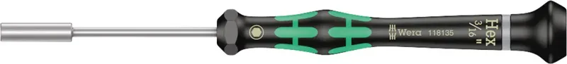 Wera 2069 Elektrotechnik und Feinwerktechnik Steckschlüssel-Schraubendreher Schlüsselweite (metrisch): 4.8 mm Schlüsselweite (Zoll): 3/16 Zoll Klingenlänge: 60 by Wera – product image