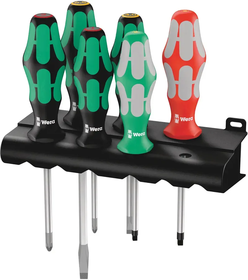 Wera 334/368/6 Rack Werkstatt Schraubendreher-Set 6teilig von Wera – Produktbild