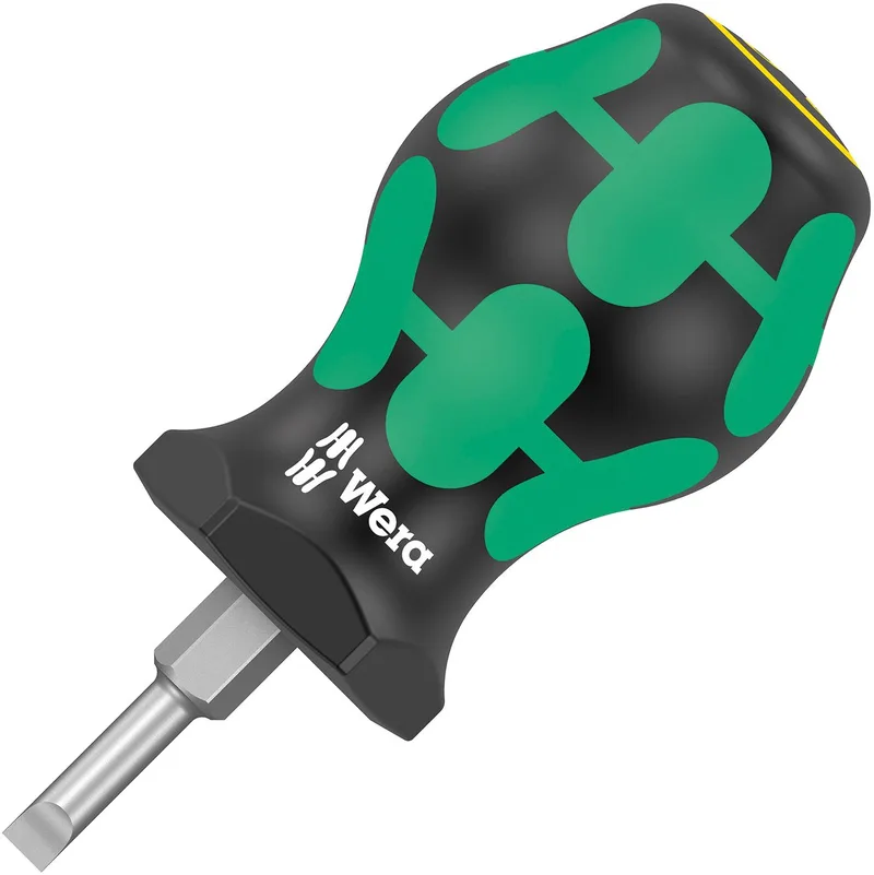 Wera 335 Stubby Platte schroevendraaier Kopbreedte: 4 mm Koplengte: 25 mm by Wera, Kleurloos – product image