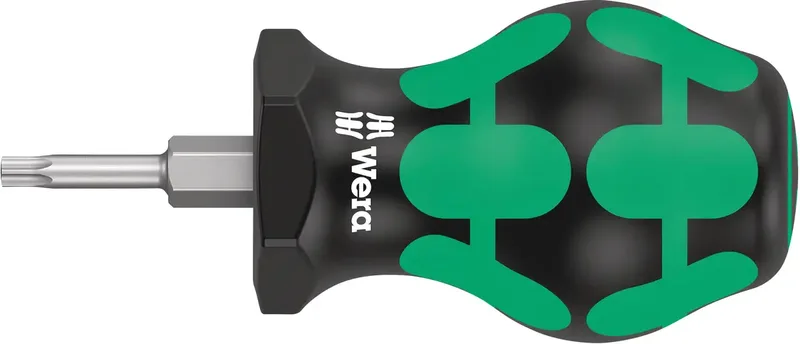 Wera 367 TORX® Stubby Torx-Schraubendreher Größe (Schraubendreher) T 10 Klingenlänge: 25 mm 1 St. by Wera – product image 1 of 2