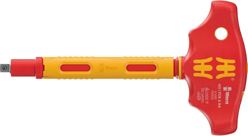 Wera 410 i VDE A RA Vierkante schroevendraaier VDE Koplengte: 130 mm de Wera, Kleurloos – image du produit