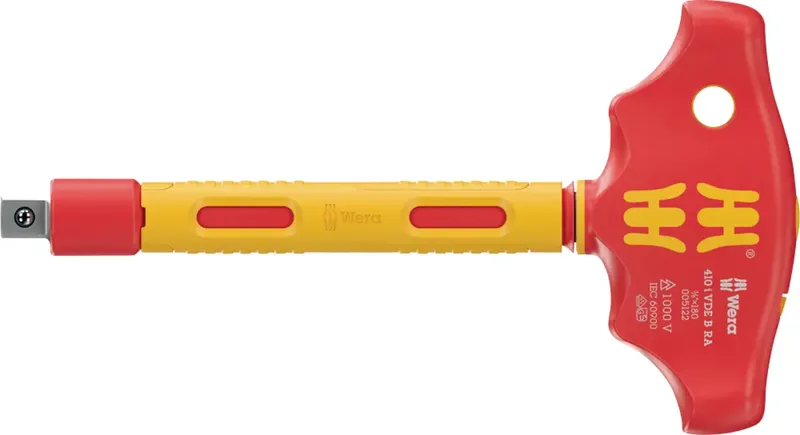 Wera 410 i VDE B RA VDE Vierkant-Schraubendreher Schlüsselweite (Zoll): 3/8 Zoll Klingenlänge: 130 mm fra Wera – produktbillede