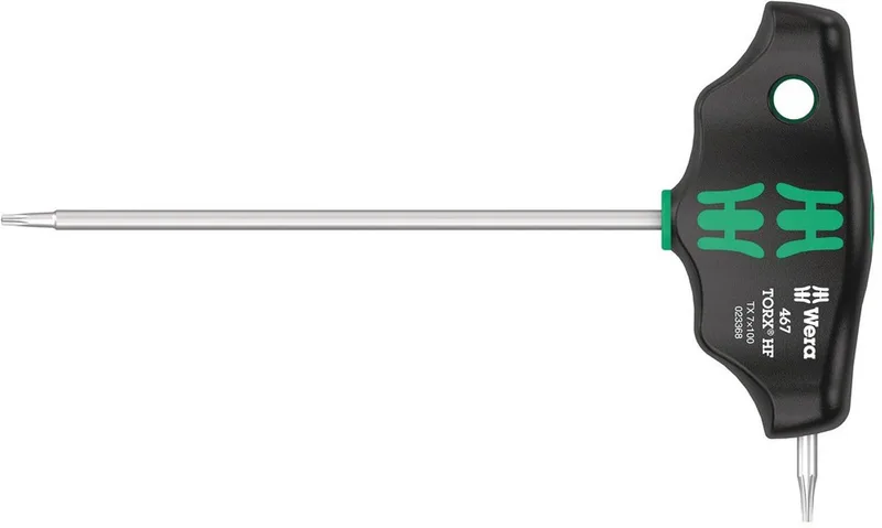 Wera 467 TORX® HF Torx-schroevendraaier Grootte T 7 Koplengte: 100 mm 1 stuk(s) by Wera, Kleurloos – product image