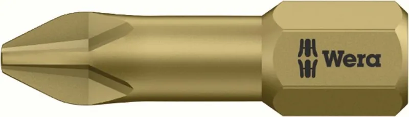 Wera 5056605001 1/4" Philips Torsie Bit Extra Hard - PH1 x 25mm de Wera – image du produit