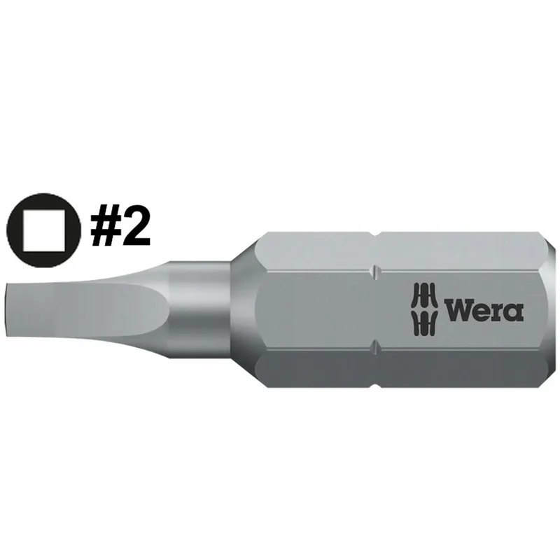 Wera 5066410001 1/4" Robertson Bit - R2 x 25mm by Wera – product image