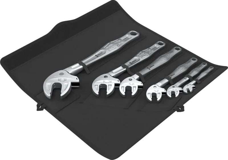 Wera 6004 Joker 6 Set 1 selbstjustierender Maulschlüssel 7-32 mm / 1/4" - 1 1/4" de Wera – image du produit