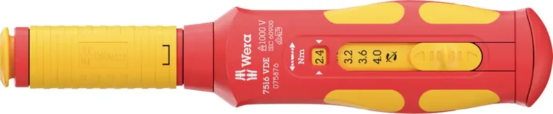 Wera 7516 VDE VDE Drehmoment-Schraubendreher 1 Stück 2.4 - 4 Nm by Wera – product image