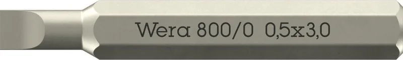 Wera 800/0 Micro bits voor sleufschroeven - 05058105001 by Wera – product image